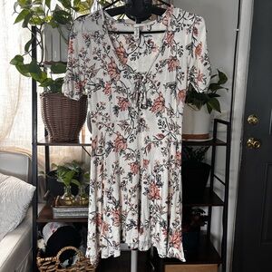 Floral Print Women's Dress